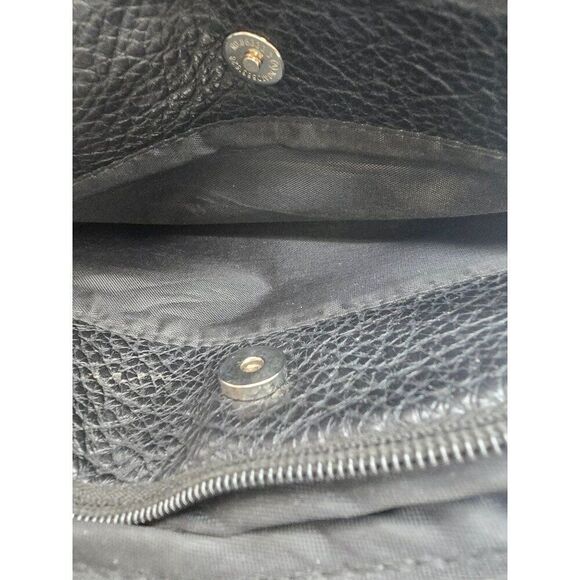 Multi Sac Black Textured Crossbody Bag With Adjustable Strap - Picture 5 of 7